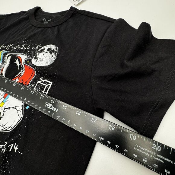 THE CHILDRENS PLACE Kids Large‎ Black Math School Astronaut Graphic Tee T-Shirt - Picture 7 of 8